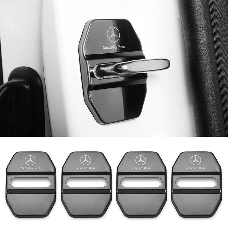 Oferta especial ✨50% de descuento ✨Cubierta protectora anticorrosión de acero inoxidable para cerradura de puerta de coche 🔥4 piezas 🔥-ES