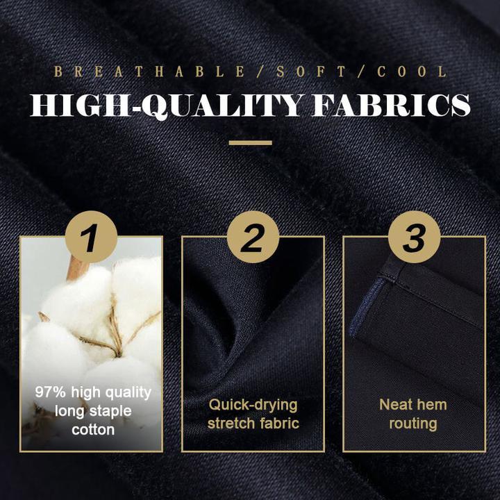 Pantalones clásicos de alta elasticidad para hombre en oferta-ES