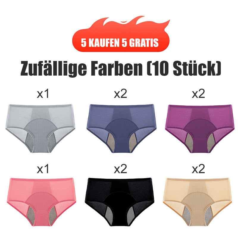 (L-8XL)🌸Osta 2, saa 1 tasuta🔥Naiste kõrge vöökohaga lekkekindel aluspesu👙-EE