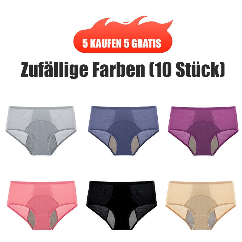 (L-8XL)🌸Osta 2, saa 1 tasuta🔥Naiste kõrge vöökohaga lekkekindel aluspesu👙-EE