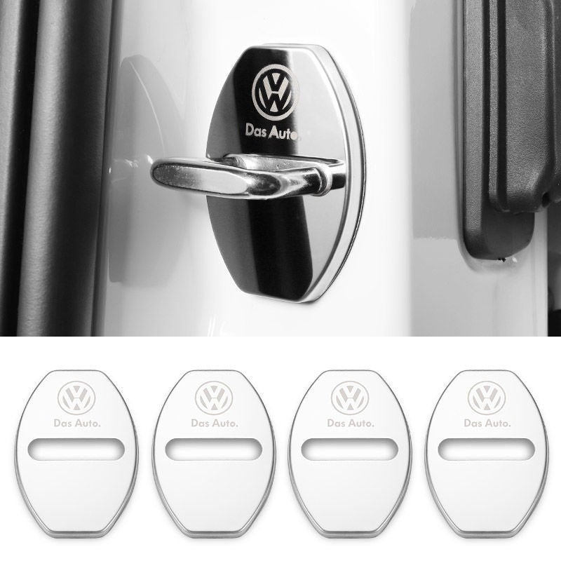 Oferta especial ✨50% de descuento ✨Cubierta protectora anticorrosión de acero inoxidable para cerradura de puerta de coche 🔥4 piezas 🔥-ES