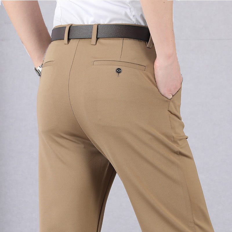 Pantalones clásicos de alta elasticidad para hombre en oferta-ES