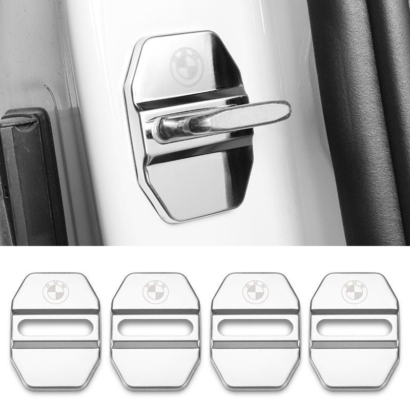 Oferta especial ✨50% de descuento ✨Cubierta protectora anticorrosión de acero inoxidable para cerradura de puerta de coche 🔥4 piezas 🔥-ES