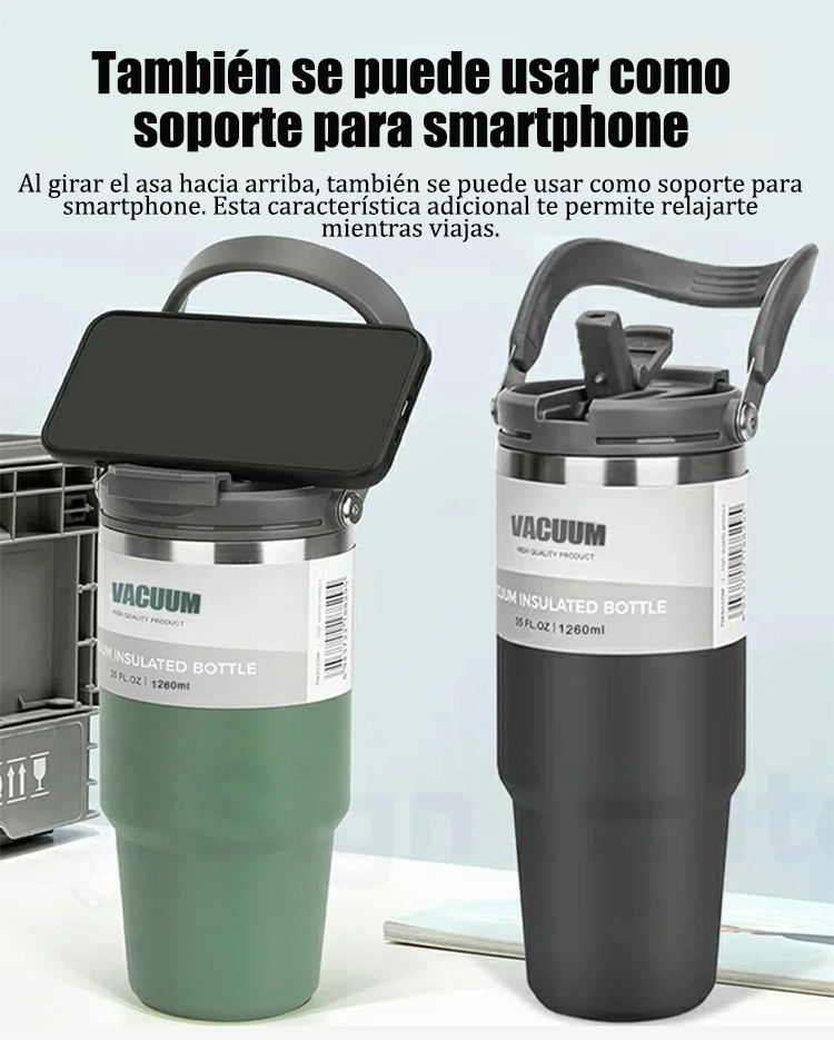 Taza térmica y refrescante de gran capacidad.-ES