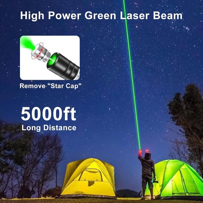 🔦Rdeča in zelena enotočkovna laserska svetloba-SI