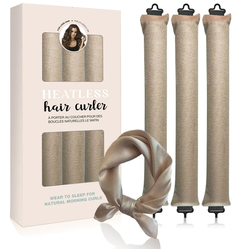 Īpašais piedāvājums -49% ATLAIDE🔥Satin Heatless lokšķēres komplekts-LV