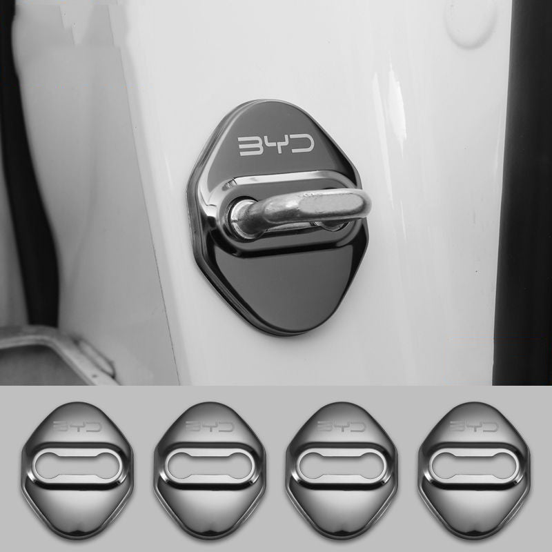 Oferta especial ✨50% de descuento ✨Cubierta protectora anticorrosión de acero inoxidable para cerradura de puerta de coche 🔥4 piezas 🔥-ES