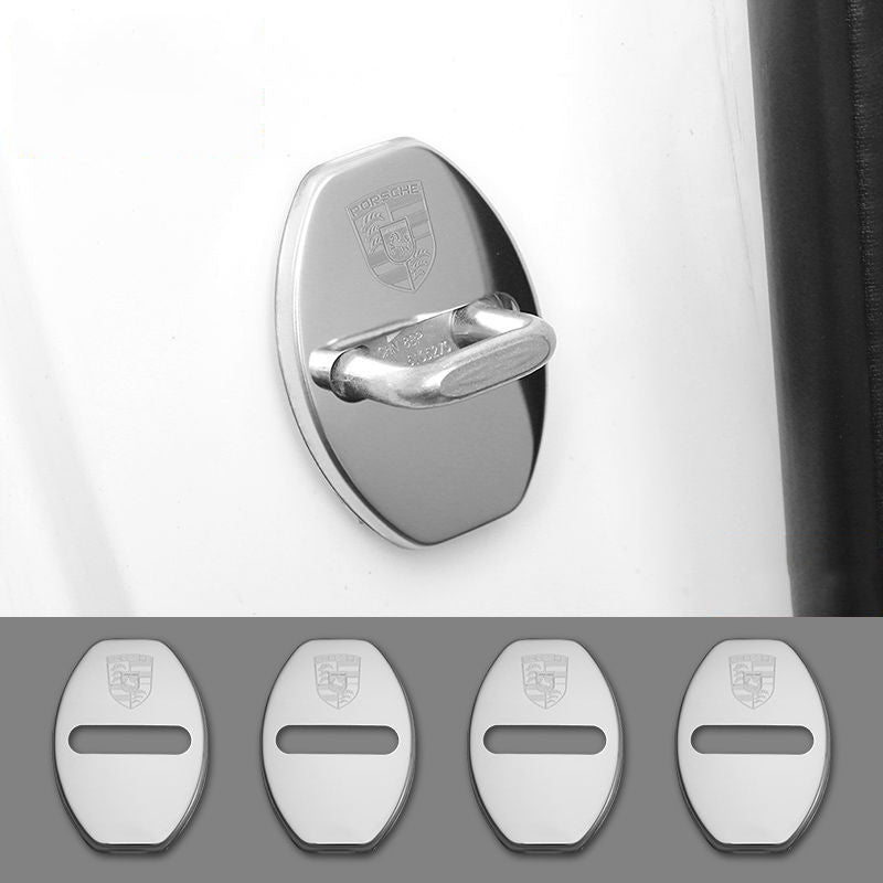 Oferta especial ✨50% de descuento ✨Cubierta protectora anticorrosión de acero inoxidable para cerradura de puerta de coche 🔥4 piezas 🔥-ES