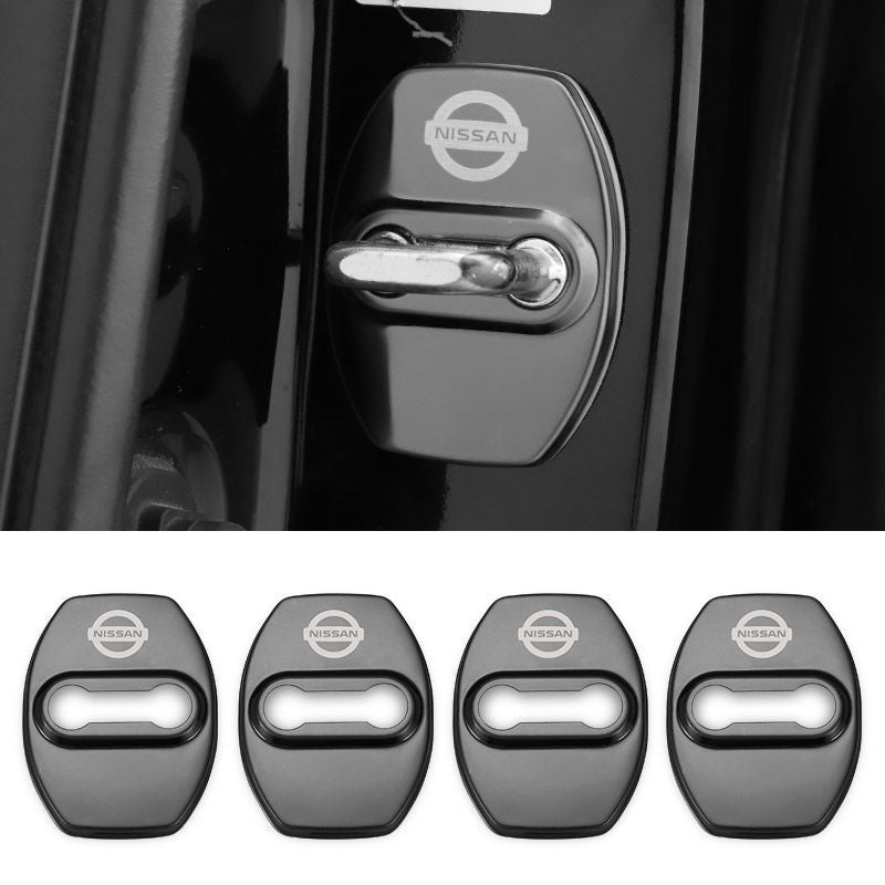 Oferta especial ✨50% de descuento ✨Cubierta protectora anticorrosión de acero inoxidable para cerradura de puerta de coche 🔥4 piezas 🔥-ES