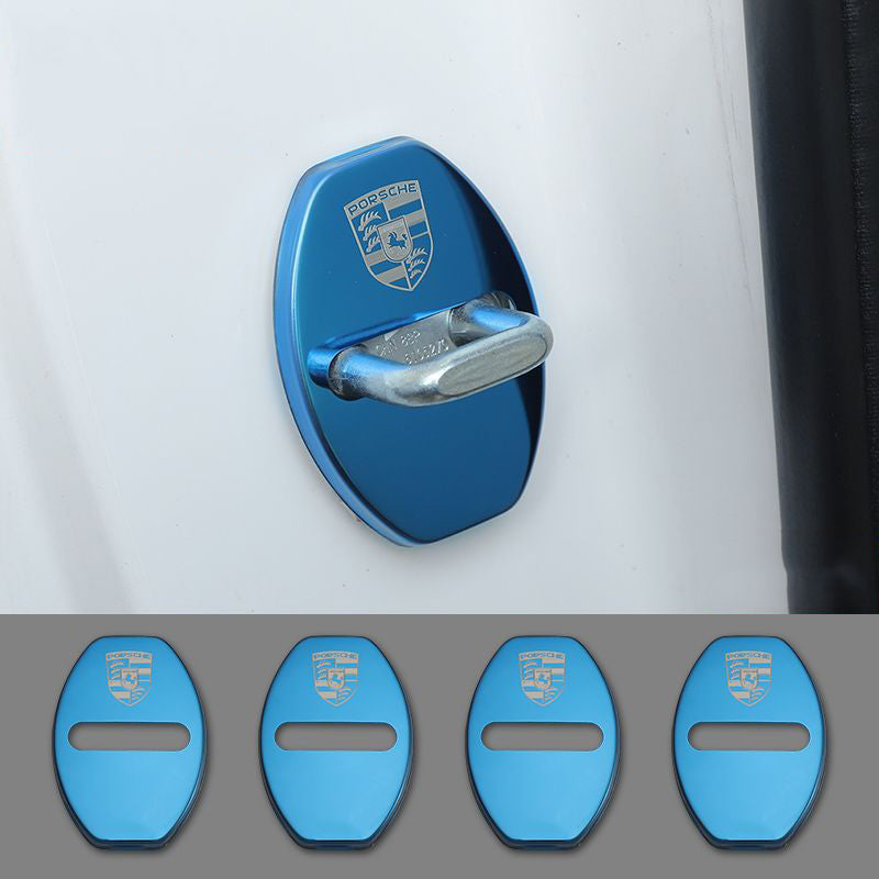 Oferta especial ✨50% de descuento ✨Cubierta protectora anticorrosión de acero inoxidable para cerradura de puerta de coche 🔥4 piezas 🔥-ES