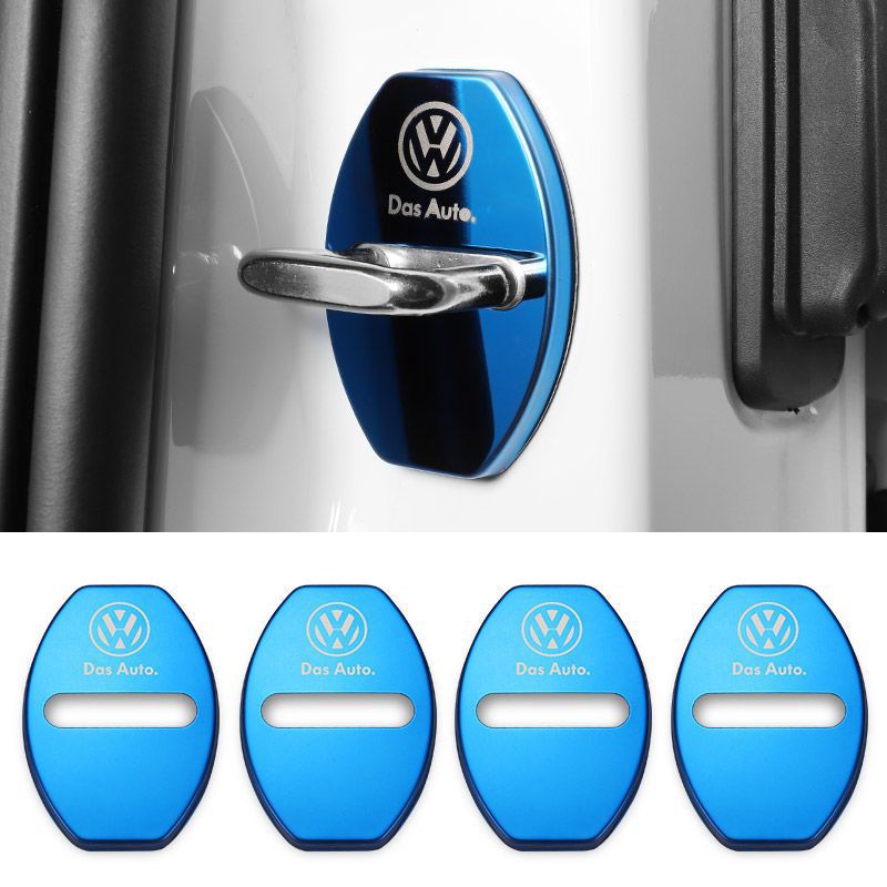 Oferta especial ✨50% de descuento ✨Cubierta protectora anticorrosión de acero inoxidable para cerradura de puerta de coche 🔥4 piezas 🔥-ES