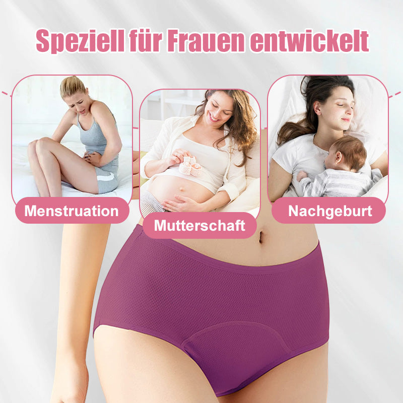 (L-8XL)🌸Osta 2, saa 1 tasuta🔥Naiste kõrge vöökohaga lekkekindel aluspesu👙-EE