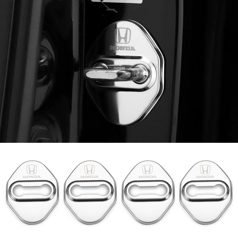 Oferta especial ✨50% de descuento ✨Cubierta protectora anticorrosión de acero inoxidable para cerradura de puerta de coche 🔥4 piezas 🔥-ES