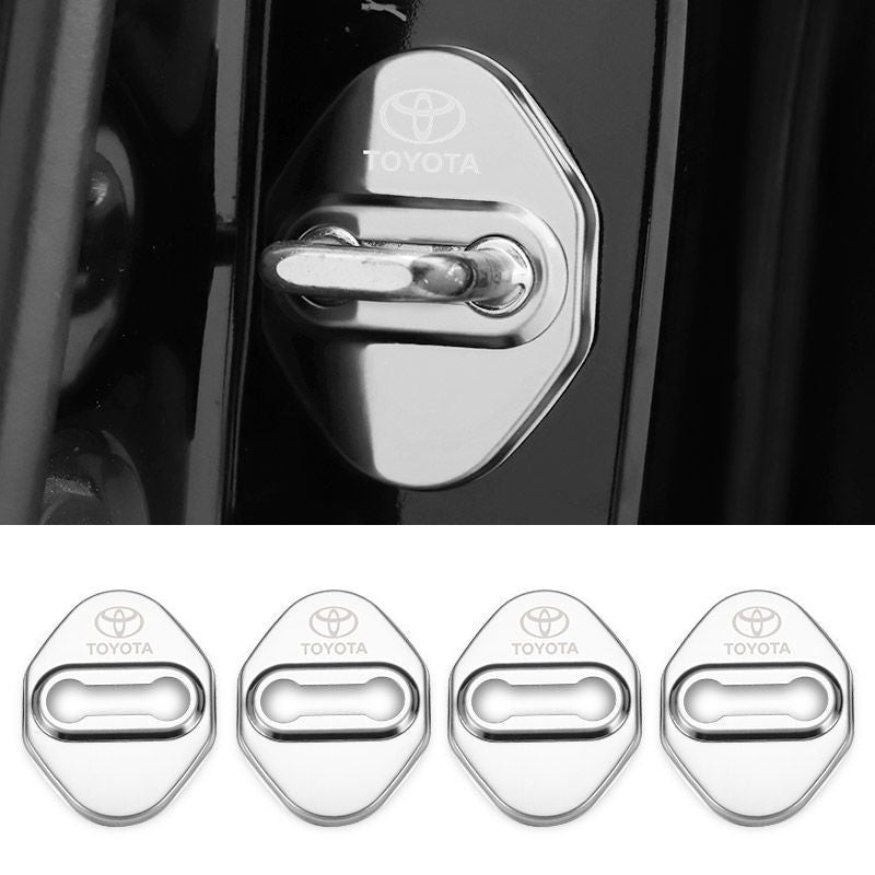 Oferta especial ✨50% de descuento ✨Cubierta protectora anticorrosión de acero inoxidable para cerradura de puerta de coche 🔥4 piezas 🔥-ES