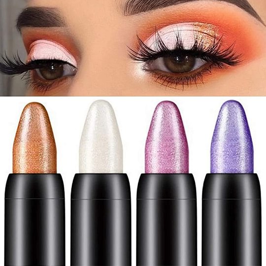 Μολύβι 15 χρωμάτων Highlighter Eyeshadow Pencil Αδιάβροχο Glitter Eye Shadow Στυλό ματιών
