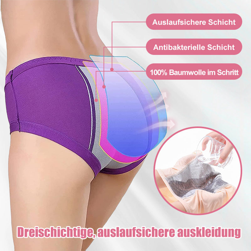 (L-8XL)🌸Osta 2, saa 1 tasuta🔥Naiste kõrge vöökohaga lekkekindel aluspesu👙-EE