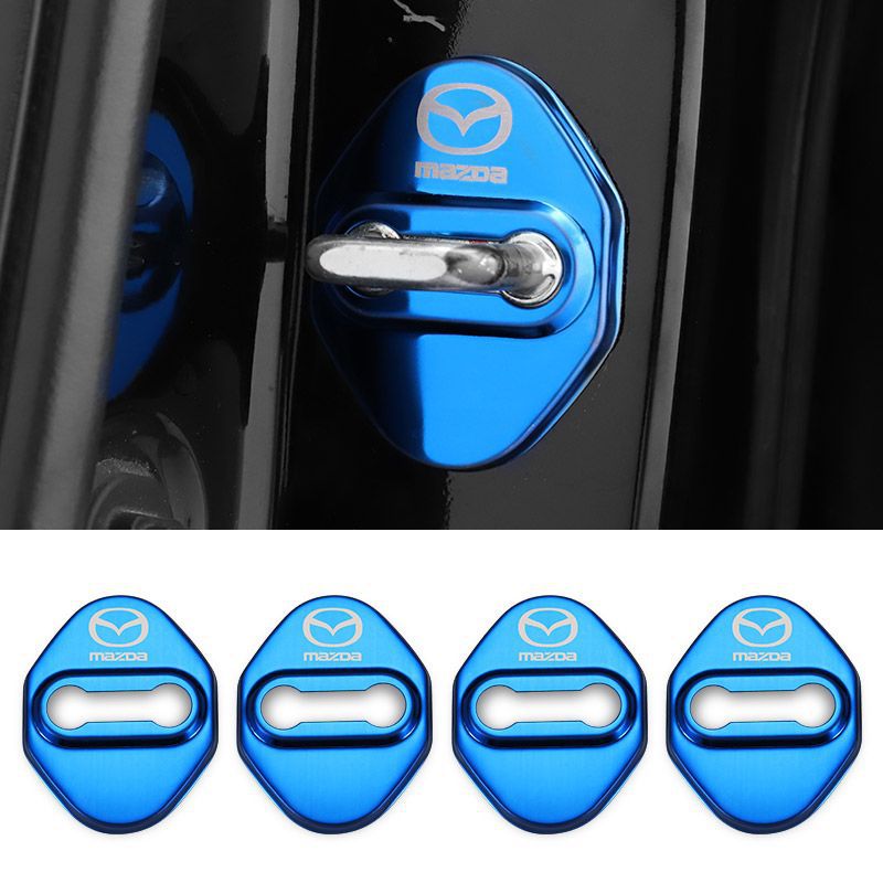 Oferta especial ✨50% de descuento ✨Cubierta protectora anticorrosión de acero inoxidable para cerradura de puerta de coche 🔥4 piezas 🔥-ES