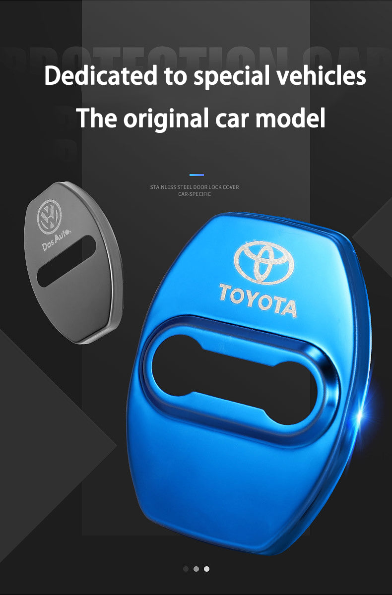 Oferta especial ✨50% de descuento ✨Cubierta protectora anticorrosión de acero inoxidable para cerradura de puerta de coche 🔥4 piezas 🔥-ES