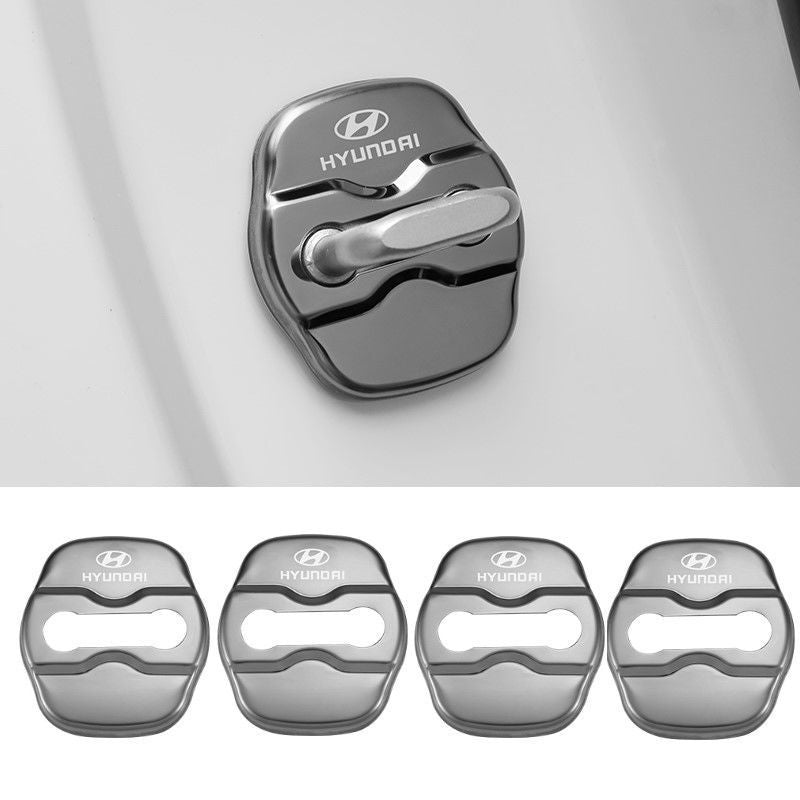 Oferta especial ✨50% de descuento ✨Cubierta protectora anticorrosión de acero inoxidable para cerradura de puerta de coche 🔥4 piezas 🔥-ES