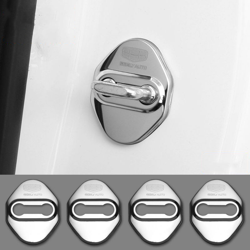 Oferta especial ✨50% de descuento ✨Cubierta protectora anticorrosión de acero inoxidable para cerradura de puerta de coche 🔥4 piezas 🔥-ES