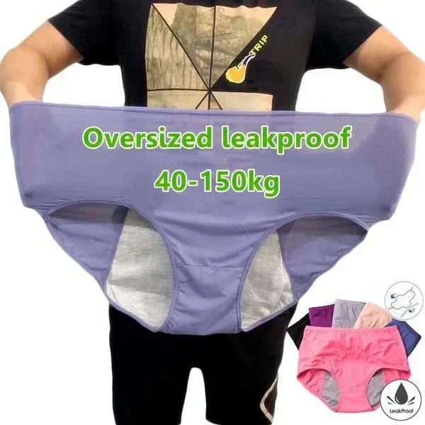(L-8XL)🌸Osta 2, saa 1 tasuta🔥Naiste kõrge vöökohaga lekkekindel aluspesu👙-EE