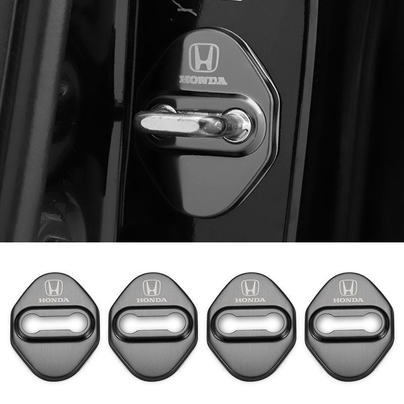 Oferta especial ✨50% de descuento ✨Cubierta protectora anticorrosión de acero inoxidable para cerradura de puerta de coche 🔥4 piezas 🔥-ES