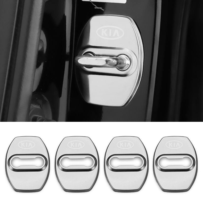 Oferta especial ✨50% de descuento ✨Cubierta protectora anticorrosión de acero inoxidable para cerradura de puerta de coche 🔥4 piezas 🔥-ES