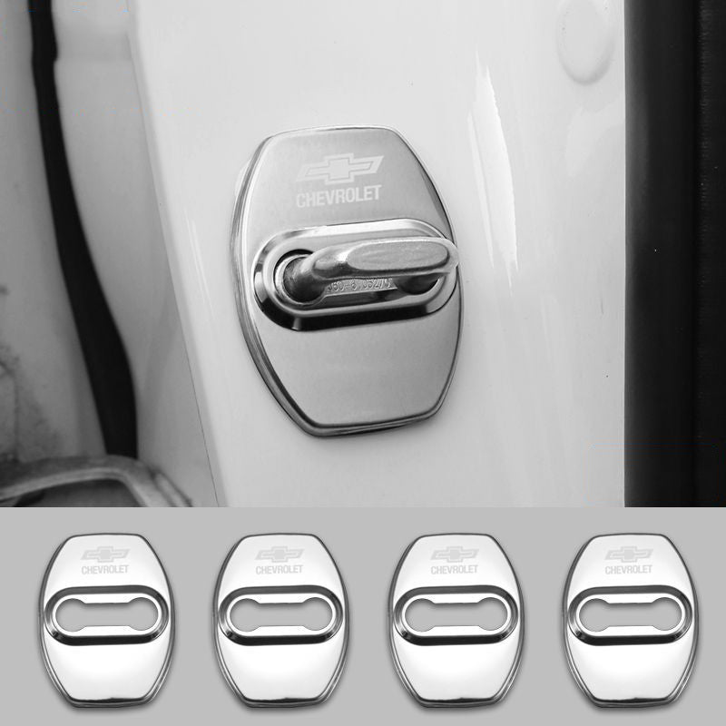 Oferta especial ✨50% de descuento ✨Cubierta protectora anticorrosión de acero inoxidable para cerradura de puerta de coche 🔥4 piezas 🔥-ES