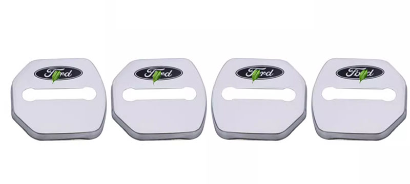 Oferta especial ✨50% de descuento ✨Cubierta protectora anticorrosión de acero inoxidable para cerradura de puerta de coche 🔥4 piezas 🔥-ES