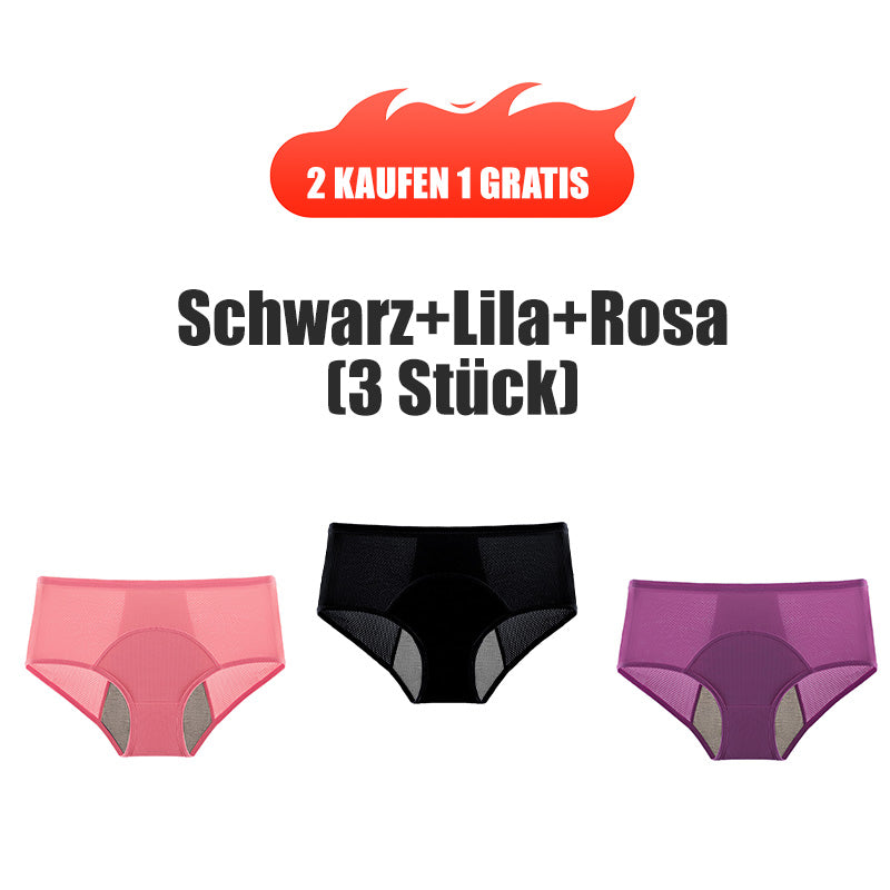 (L-8XL)🌸Osta 2, saa 1 tasuta🔥Naiste kõrge vöökohaga lekkekindel aluspesu👙-EE