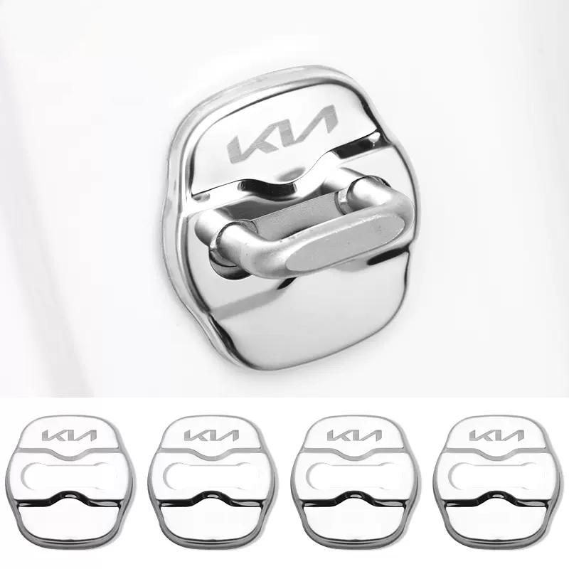 Oferta especial ✨50% de descuento ✨Cubierta protectora anticorrosión de acero inoxidable para cerradura de puerta de coche 🔥4 piezas 🔥-ES