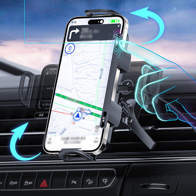 📱🚗2025 Išmanusis laikiklis mobiliajam telefonui ar planšetiniam kompiuteriui automobilyje-LT