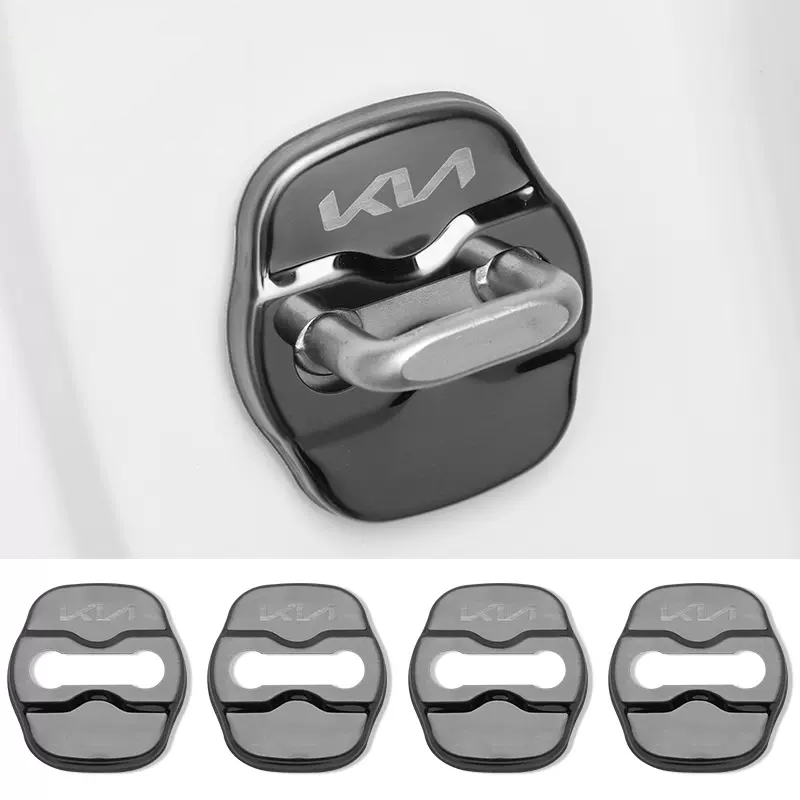 Oferta especial ✨50% de descuento ✨Cubierta protectora anticorrosión de acero inoxidable para cerradura de puerta de coche 🔥4 piezas 🔥-ES