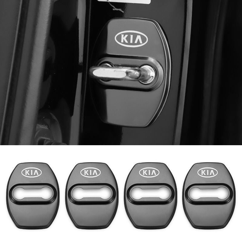 Oferta especial ✨50% de descuento ✨Cubierta protectora anticorrosión de acero inoxidable para cerradura de puerta de coche 🔥4 piezas 🔥-ES
