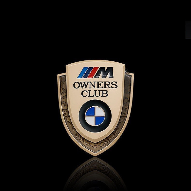 Automobilių etiketės, išorinių modifikacijų priedai, medžiagos, sparnai, šonai, galiniai lipdukai, trimatis metalinis įvaizdis, kūrybinga kėbulo etiketė-LT