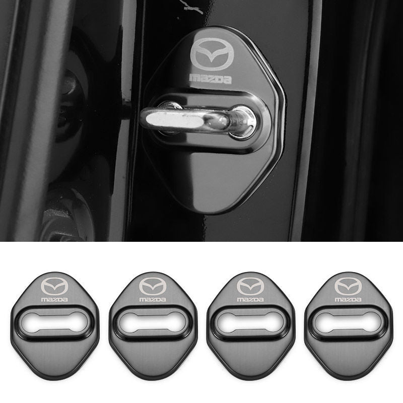 Oferta especial ✨50% de descuento ✨Cubierta protectora anticorrosión de acero inoxidable para cerradura de puerta de coche 🔥4 piezas 🔥-ES
