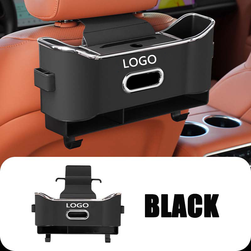 Compartimento de almacenamiento multifuncional para el respaldo del asiento del automóvil.-ES