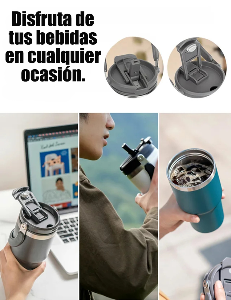 Taza térmica y refrescante de gran capacidad.-ES