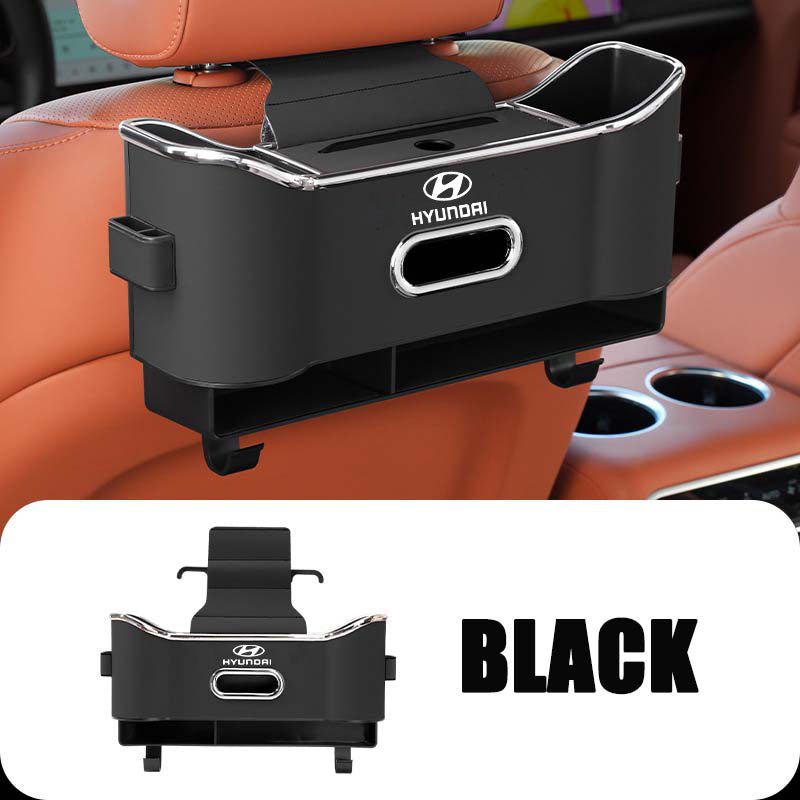 Compartimento de almacenamiento multifuncional para el respaldo del asiento del automóvil.-ES