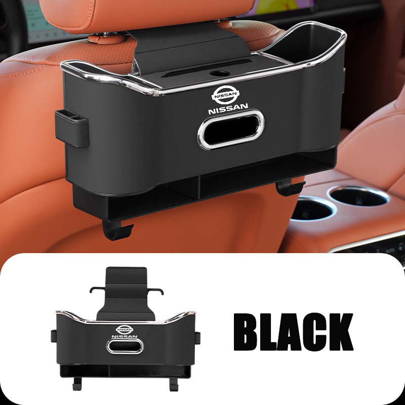 Compartimento de almacenamiento multifuncional para el respaldo del asiento del automóvil.-ES