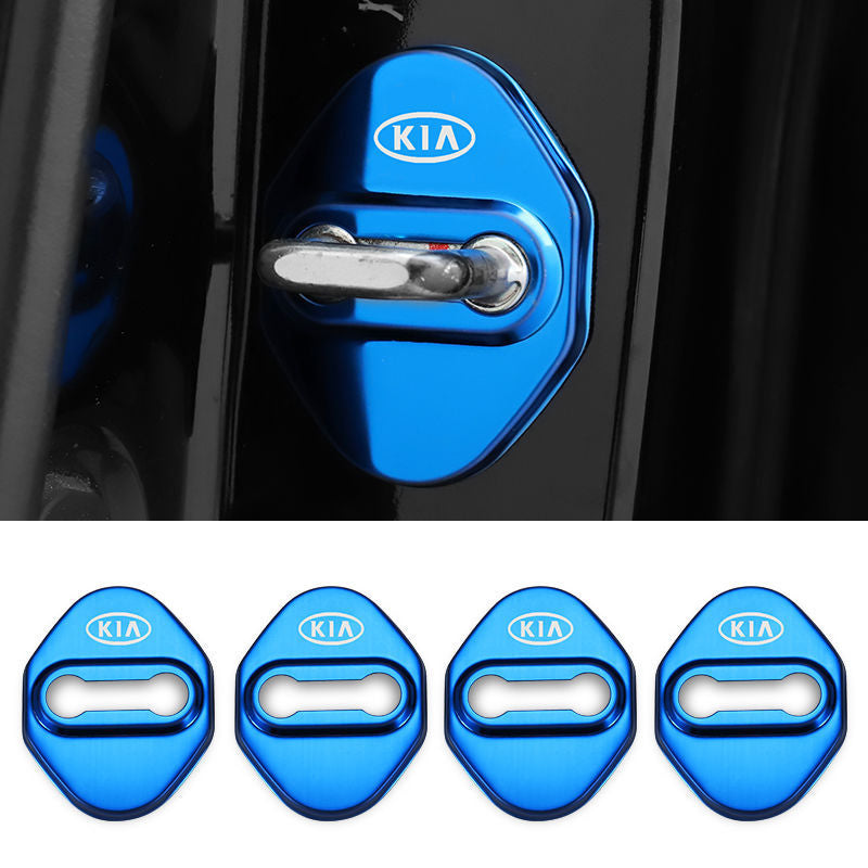 Oferta especial ✨50% de descuento ✨Cubierta protectora anticorrosión de acero inoxidable para cerradura de puerta de coche 🔥4 piezas 🔥-ES