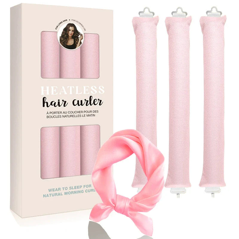 Īpašais piedāvājums -49% ATLAIDE🔥Satin Heatless lokšķēres komplekts-LV