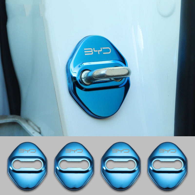 Oferta especial ✨50% de descuento ✨Cubierta protectora anticorrosión de acero inoxidable para cerradura de puerta de coche 🔥4 piezas 🔥-ES