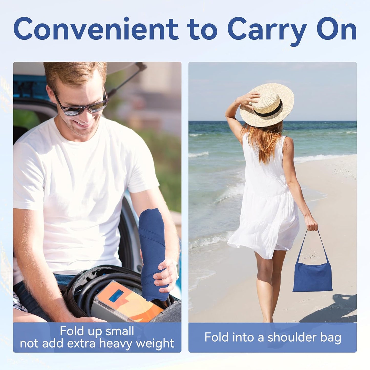 🏖️🌞Toalla para tomar el sol en bolsa con bolsillos de almacenamiento💦-ES