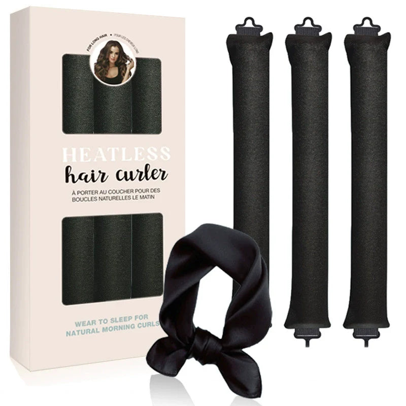 Īpašais piedāvājums -49% ATLAIDE🔥Satin Heatless lokšķēres komplekts-LV