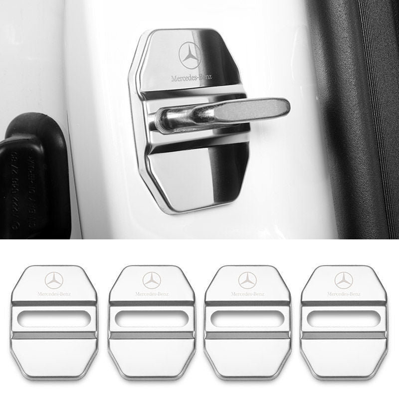 Oferta especial ✨50% de descuento ✨Cubierta protectora anticorrosión de acero inoxidable para cerradura de puerta de coche 🔥4 piezas 🔥-ES