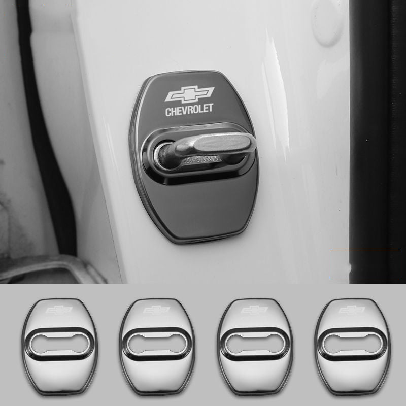 Oferta especial ✨50% de descuento ✨Cubierta protectora anticorrosión de acero inoxidable para cerradura de puerta de coche 🔥4 piezas 🔥-ES