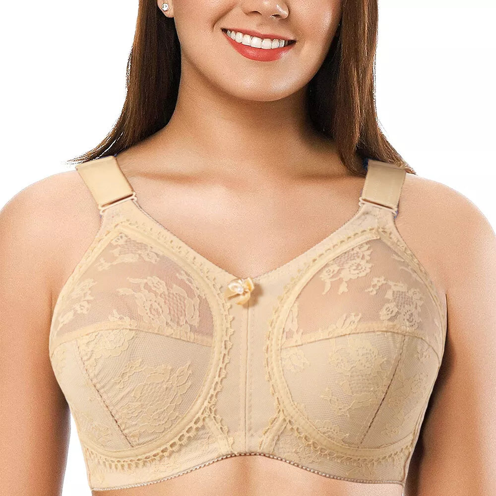 💖Σετ 4 τεμαχίων Triumph® ✨Διαφανές σουτιέν χωρίς αφρό για μεγάλο στήθος-GR