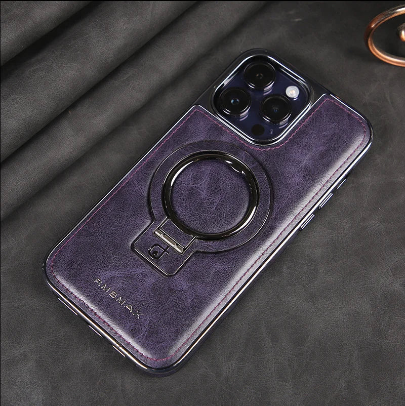 ✨2025 Nauji produktai📱Prabangus odinis nematomas stovas-LT