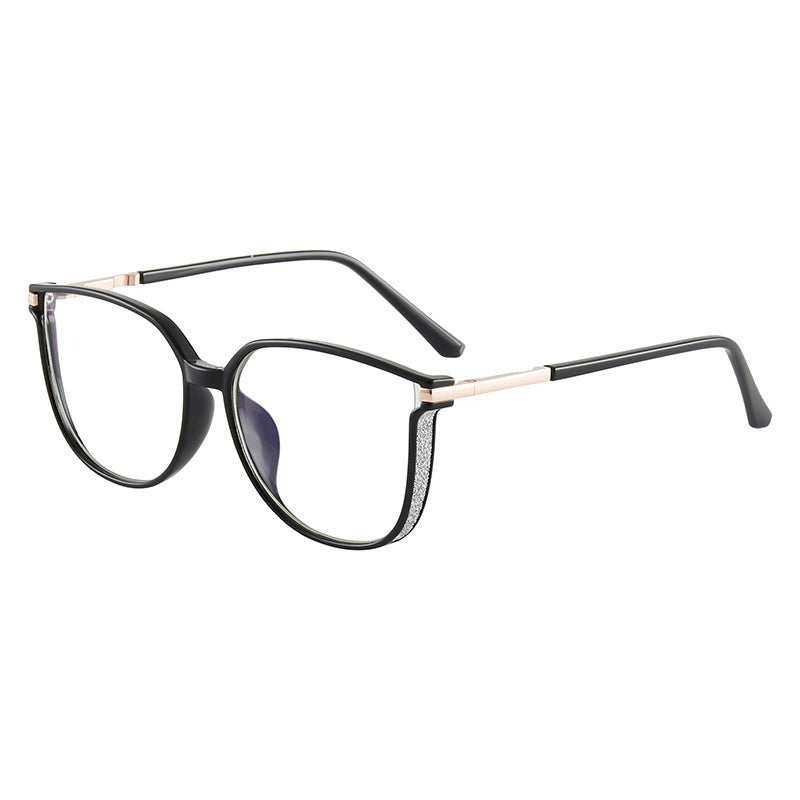 Gafas de moda para mujer con montura grande HD y anti-Blu-Ray-ES